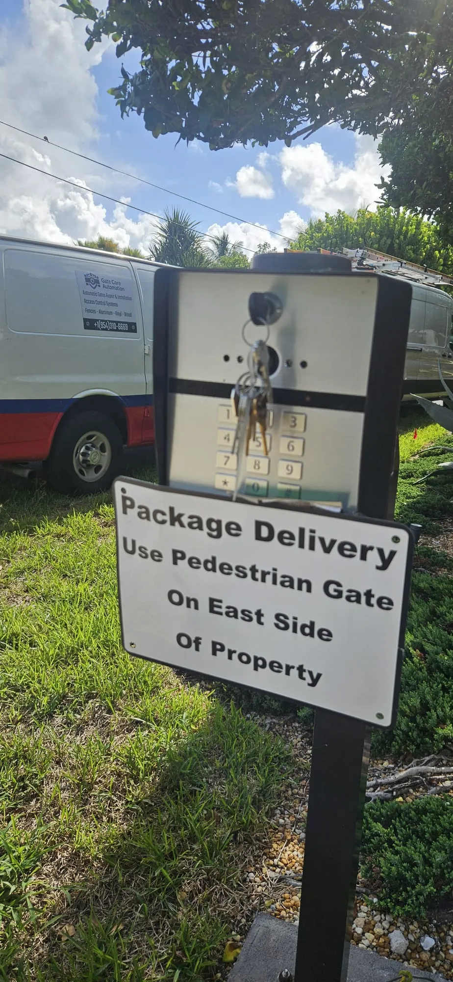 CellGate Watchman W410 in Pompano Beach: intercom dead, app says connection failed