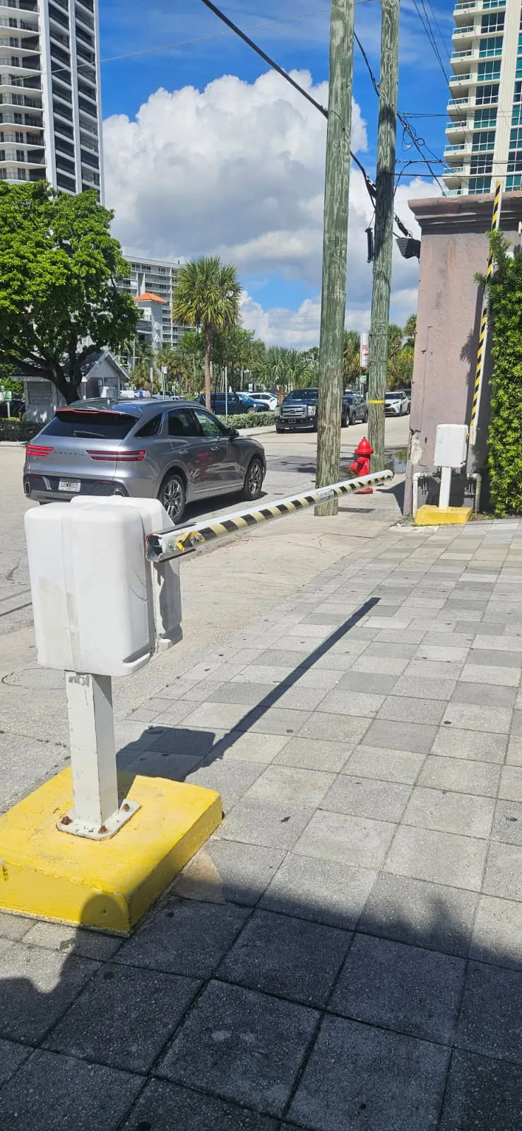 LiftMaster Mega Arm parking barrier arm repair in Fort Lauderdale, FL 1