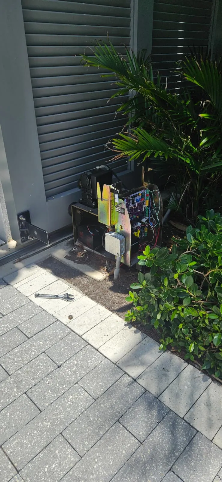 Gate Motor Replacement in Delray Beach: When Salt Air Destroys a 6-Year-Old Operator — before