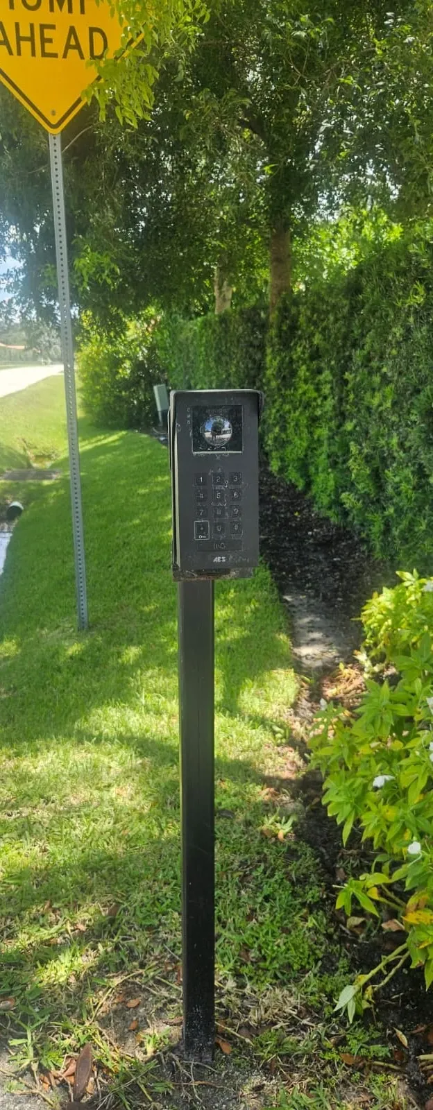 Gate Intercom Dead, Only the Remote Worked: A Wellington Smart Intercom Replacement, before
